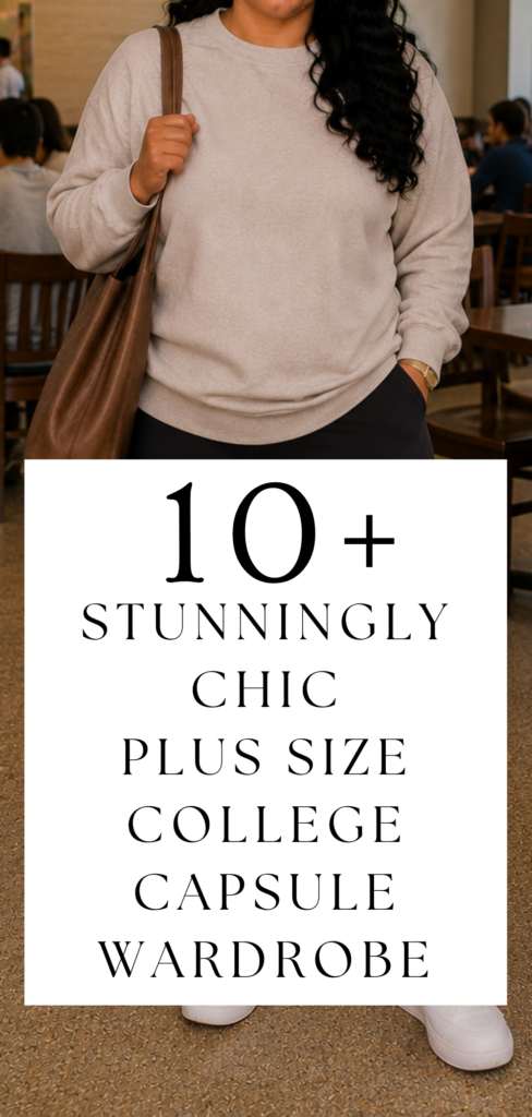 Chic College Capsule Wardrobe (Plus Size Edition): 30+ Easy Outfit Combinations You'll Actually Wear All Semester 🎓✨