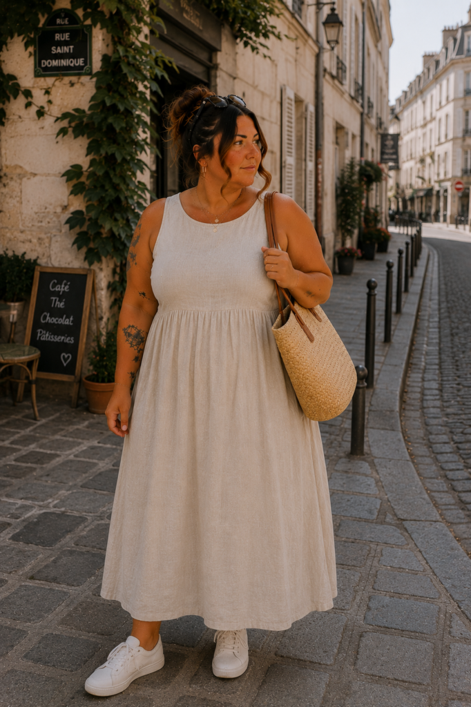 14 Plus Size Summer Linen Dress Outfit Ideas That Feel Effortlessly Chic (Even When You Have Absolutely Nothing Planned)
