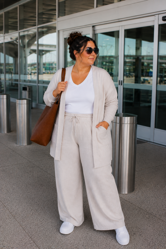 plus size summer airport outfit ideas