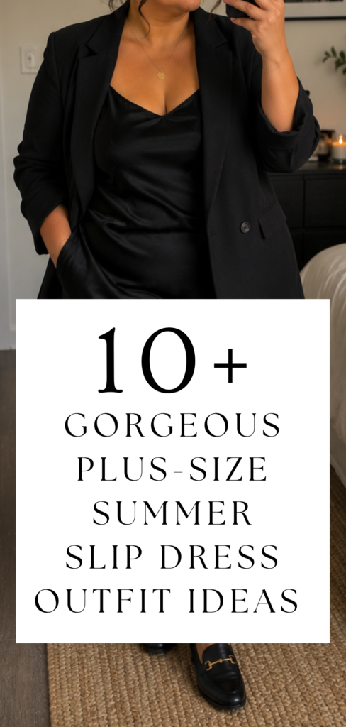Plus-Size Summer Slip Dress Outfit Ideas That Look Effortlessly Chic