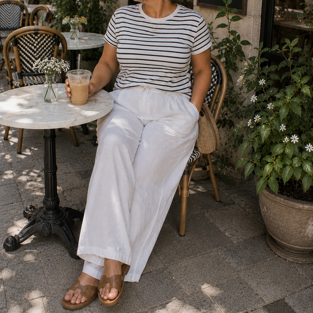 14 Plus-Size Basic T-Shirt Summer Outfit Ideas That Look Effortlessly Chic