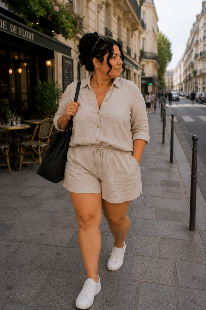 10+ Plus-Size Matching Linen Set Summer Outfit Ideas That Look Effortlessly Chic